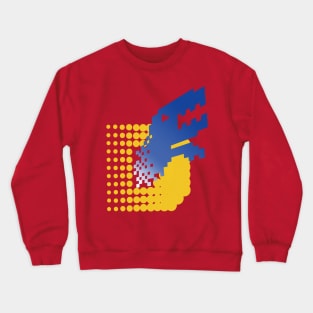 Digimon Tamers Blue and Red card Crewneck Sweatshirt